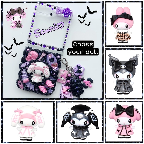 Z Flip 6 Phone Case Melokuro Midnight Cute Custom Decoden Phone