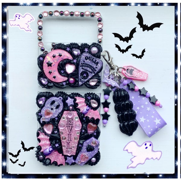 Samsung z flip 4 phone case goth custom z flip 3 cases cute Samsung galaxy grunge phone case gothic z flip 3 cell case z flip 5 phone case