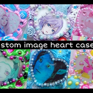 Custom decoden phone Case anime decoden case kawaii decoden case custom made phone case custom gyaru phone case cosplay phone case
