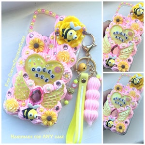 Custom Decoden Phone Case: Kawaii Bling, 3D Resin Charms zdjęcie 3