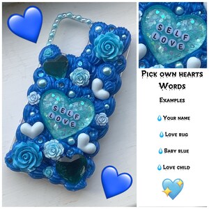 Custom Decoden Phone Case: Kawaii Bling, 3D Resin Charms zdjęcie 7