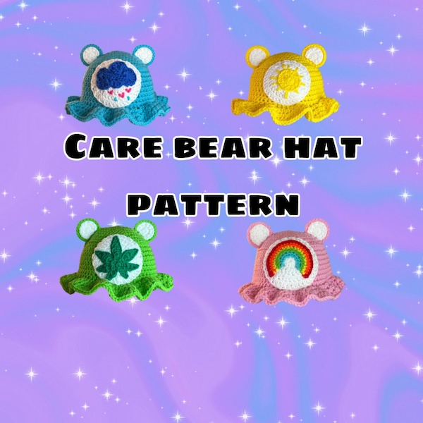 Care Bear Inspired Bucket Hat Pattern
