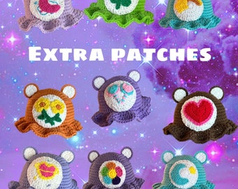 Pflege Bär inspiriert Patches Muster
