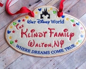 Personalized Custom Stroller Tag, FREE Backpack Diaper Bag Tag, Theme Park Spotter, WDW Mickey Castle, Wheelchair Tag, Door Hanger, Marker