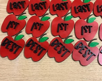 Apples | Arrow | Magnetic | Replacement for Back to School Sign | Add On to Back to School Board | 1st | Last | Best | 100th Apple