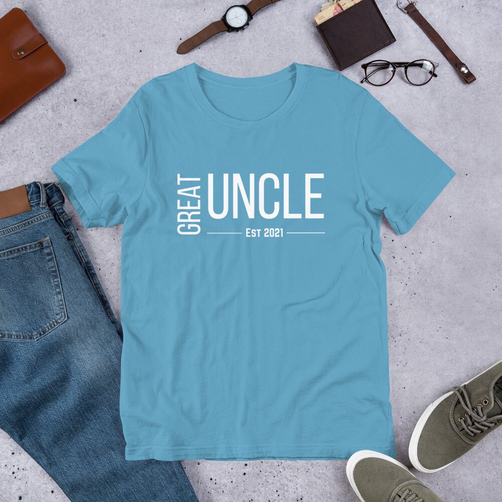 Great Uncle Baby Announcement Customizable Tshirt Etsy