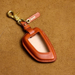 Leather Key Fob Cover Case Bmws 2-Series 1 3 5 6 7 Series F15 F16 G30 G11 F48 F39 F20 G20 G05 M5 X1 X2 X3 X4 X5 X6 X6M X7 Bmws Accessories