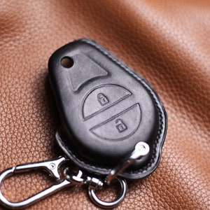 Etui porte-clés personnalisé porte-clés en cuir support pour télécommande Harley Sportster Softail Street Fat Bob Boy 114 Cvo Road Skull Viking Punk