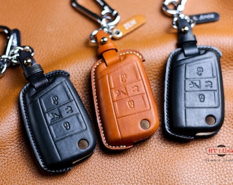 Fob Cover Golf 7 MK7 Tiguan MK2 Fob Accessoires Seat Ateca Leon FR Ibiza Skodaa Octavia Kodiaq Afstandsbediening Houder Sleutelhanger Shell beschermen