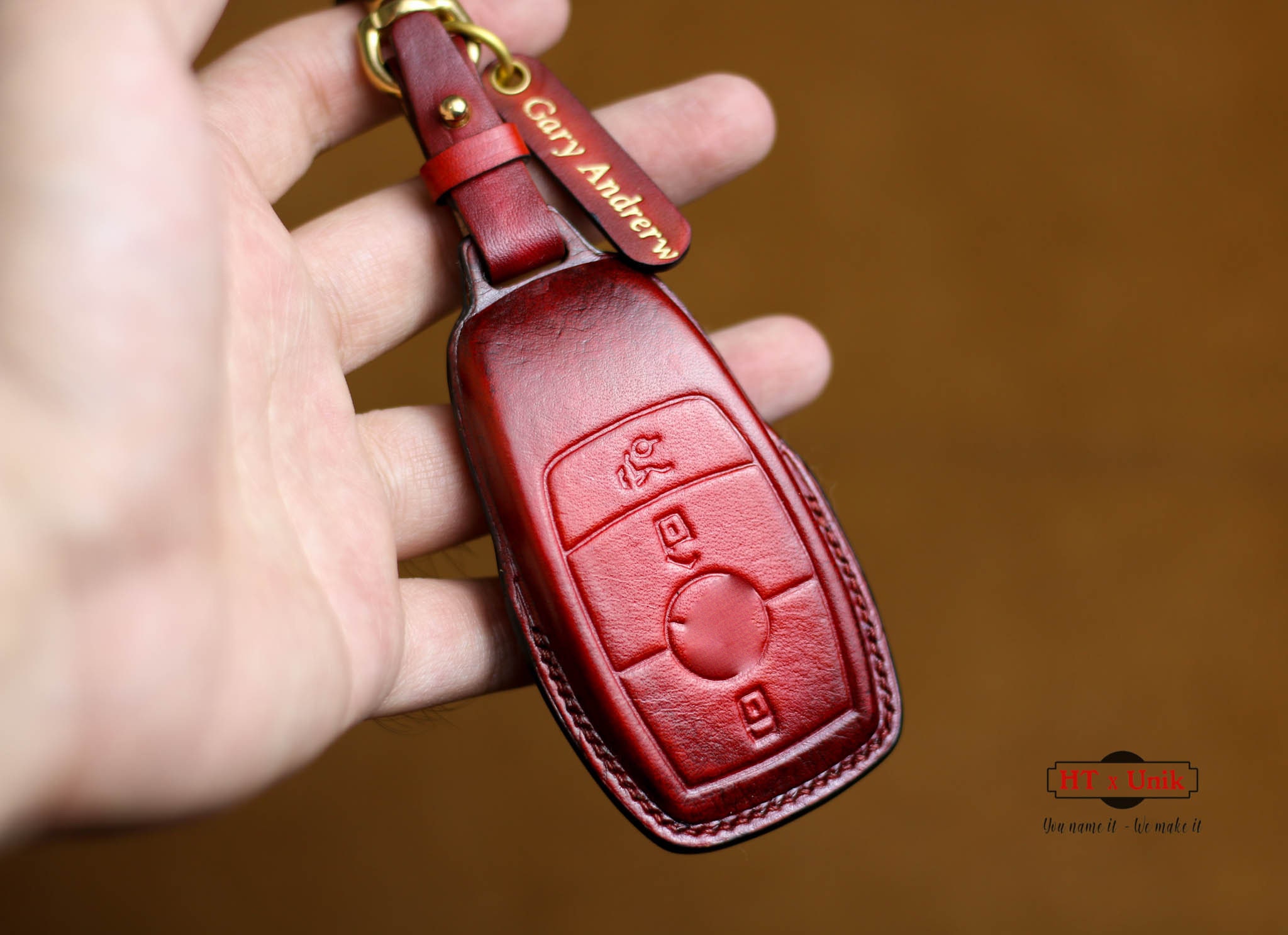 Get Great Savings Satisfied shopping Fit MercedesBenz Leather Key Fob