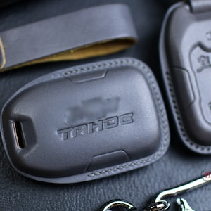 Key Fob Cover For Tahoe Chevy Silverado Colorado Suburban Key Case G-m-c Yukon Sierra Cover 1500 AT4 Remote Holder Acadia Denali Accessories