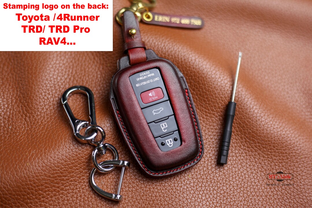 Toyota Trd Pro 4runner Accessories Leather Key Fob Cover Case