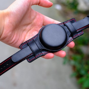 Leather Full Cover Bund Strap, Bund Watch Band 16mm 18mm 20mm 22mm 24mm, Leather Watch Band, apples Watch Strap, Watch Protector Bund Strap
