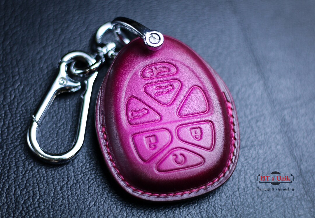 Key Cover for Hummmer H2 H3 Leather Fob Case for Buickk 2012 Enclave ...