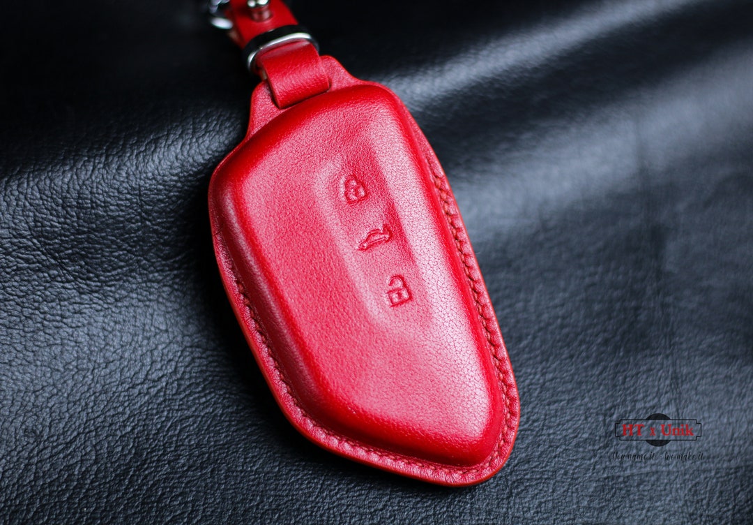 For 2023 2024 Atlas Cross Sport Key Fob Cover Leather Keychain Keyless ...