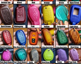custodia per chiave con portachiavi in pelle pu per jeep per chrysler 200 300 per dodge per per per journey smart key - auto
