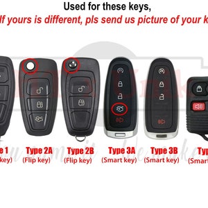 For Focus Suv Fob Holder Edge Explorer Ranger Escape Taurus lincolnn Maverick Key Fob Cover Case Keyless Keychain Remote Holder
