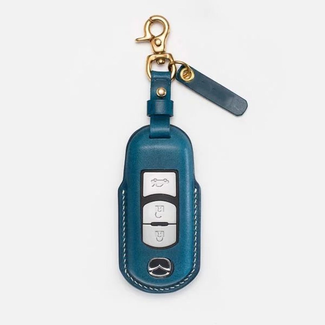 Mazda Custom Leather Key Fob Cover Mazda Keyless Entry Remote Etsy