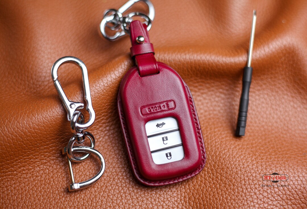 Black Transparent Key Fob Cover For Honda Civic, CR-V, HR-V, Ridgeline, Insight – With Remote Start Feature