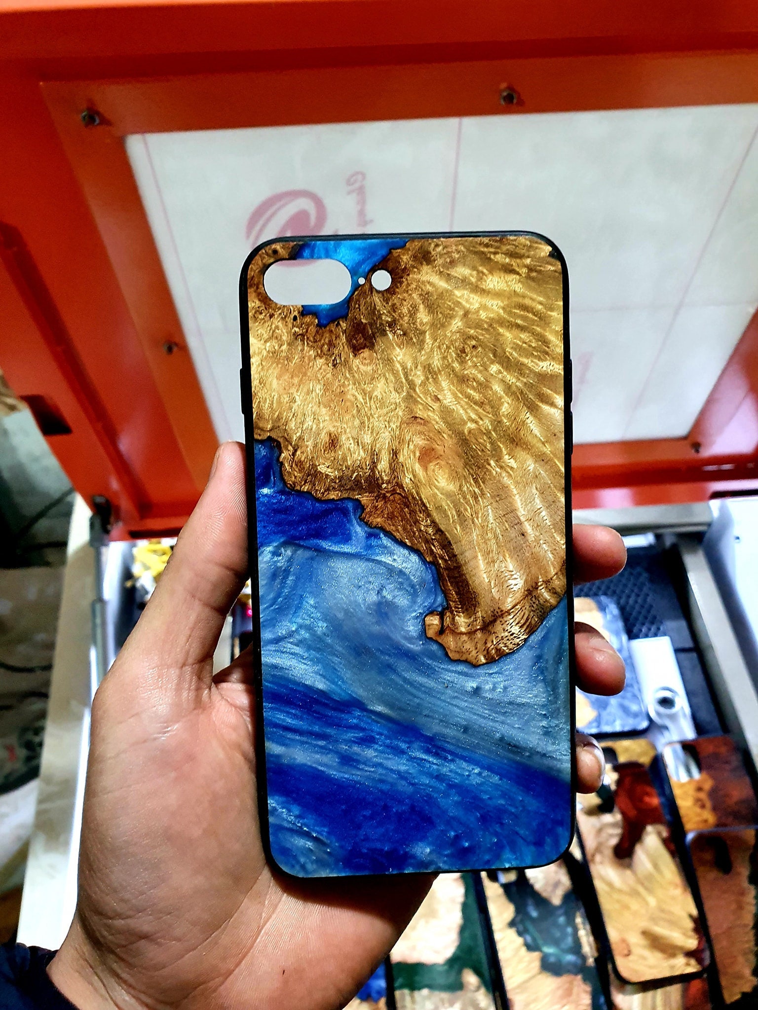 Real Wood Epoxy Resin Phone Case iPhone 12 11 Pro Pro Max Etsy