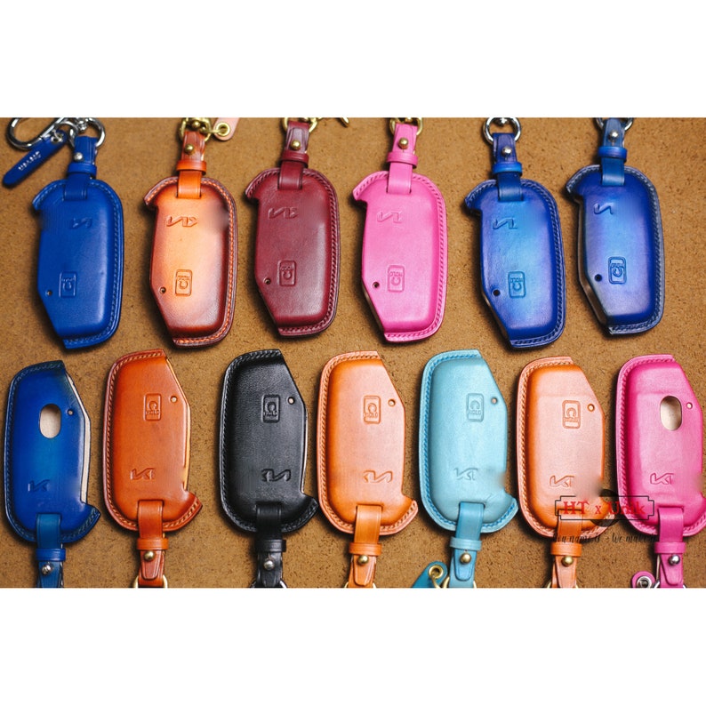 KIA Telluride 2022 2023 Custom Leather Key Fob Cover Case for Etsy