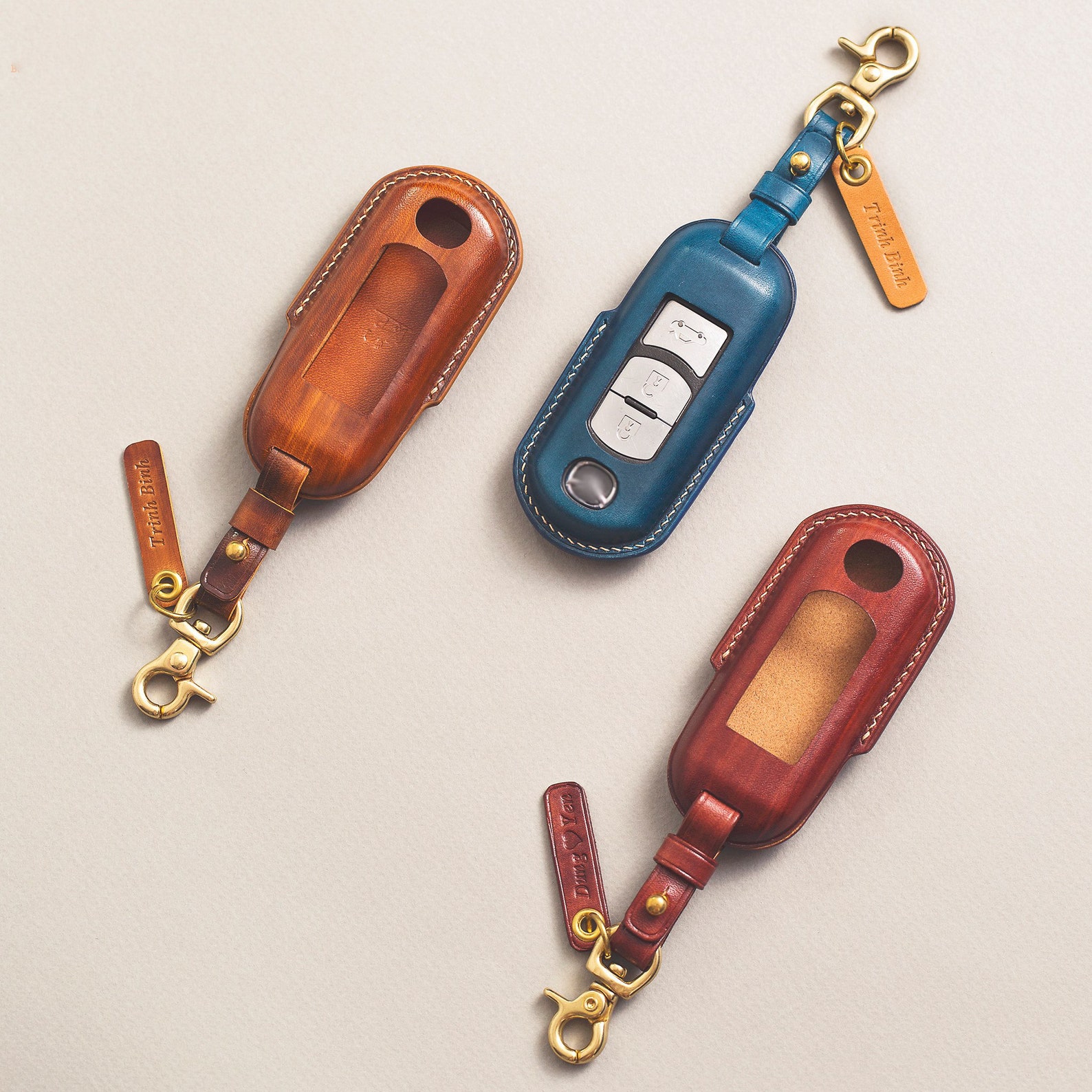 Mazda Custom Leather Key Fob Cover for Mazda 2 3 6 Miata MX5 Etsy