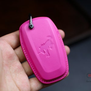 Pink Cute Bronco Accessories key fob cover case 2024 2025 Bronco Sport Fob Protect, Bronco Sasquatch Key Holder Horse Pony Unicorn Bronco