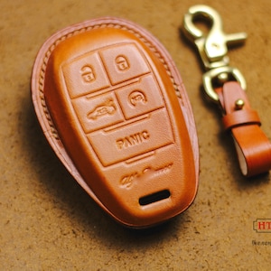 For 2021 2022 Alfa Giulia Stelvio Romeo Mito Giulietta 2015 - 2019 2020 Leather Key Fob Cover Case Keychain Keyless Remote Holder Accessory