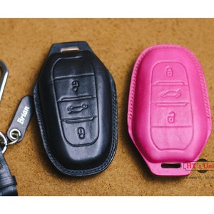  ontto Carbon Teture Key Cover Fit for Peugeot 408 4008 3008  5008 308 301 508 2008 Inetelligent Key Fob,Light Key Shell Silicone Key Case  Fit for Citroen Picasso Elysee 206 308 408 Black : Automotive