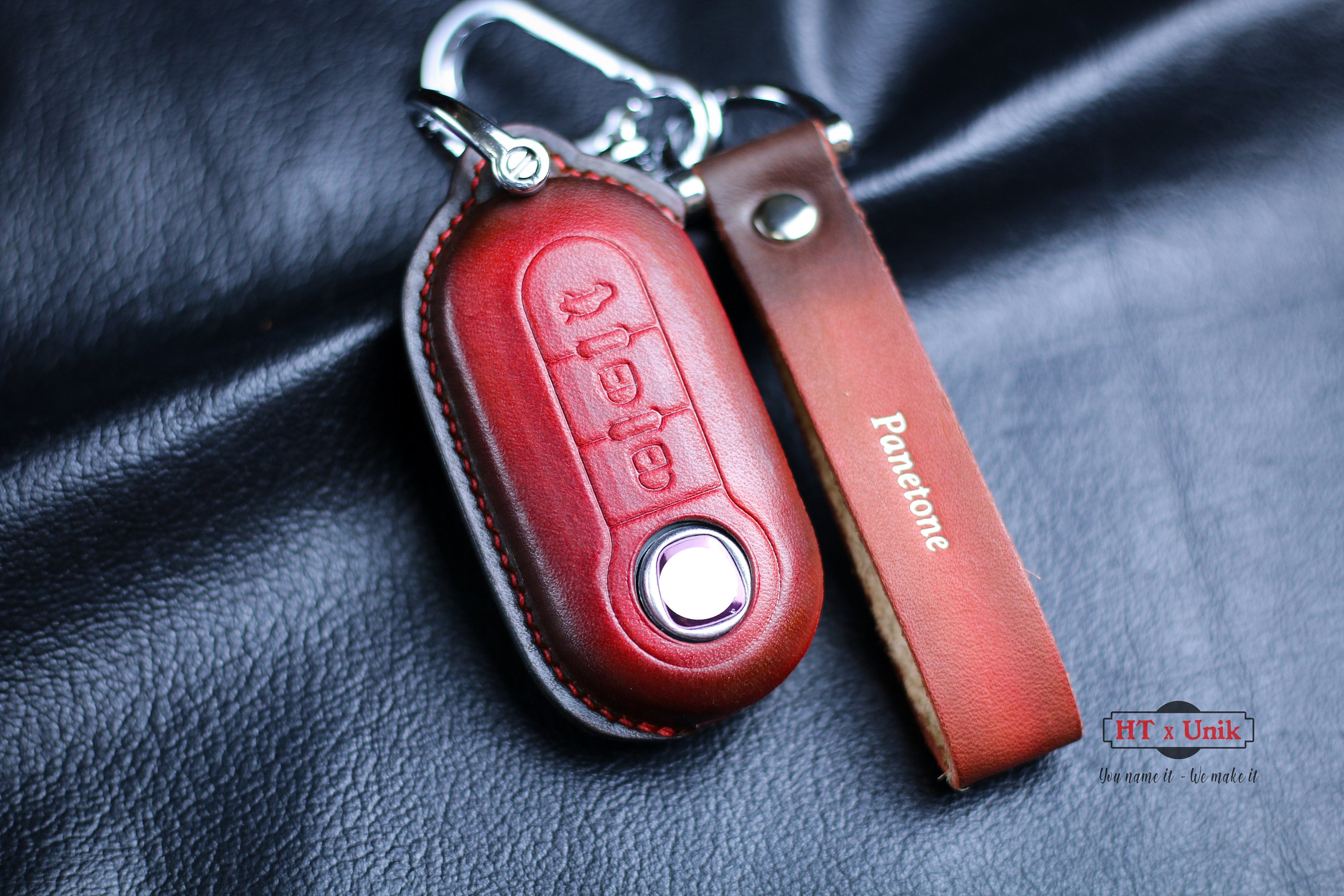 Schlüssel Hülle Cover Tastenfeld für Fiat 500 Abarth Grande Punto