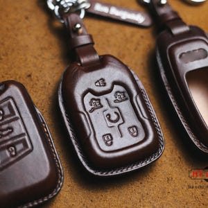 For G-m-c Sierra 1500 Chevy 2025 Tahoe Key Fob Cover Case Chevy Suburban Silverado 1500 Colorado Yukon 2024 Canyon Acadia Terrain Fob Holder