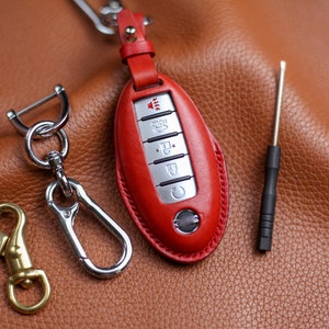 Key Fob Cover Nissans 3/4/5 Buttons Fob Case 2023 Pathfinder Altima 2022 Armada Maxima Qashaqai XTrail Titan Frontier Keyless Remote Holder