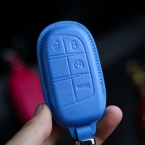 For Grand Cherokee Key Fob Cover Compass Chryslerr 300 300C 200 Keyless Case Holder Challenger Charger Dart Durango SRT Accessories Holder