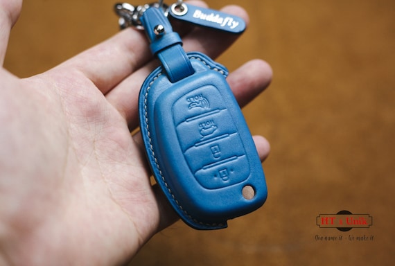 HYUNDAI Santa Fe 2013 2015 I10 I30 Leather Key Fob Cover Case for Hyundai  Solaris Accent Ix25 Creta Elantra Ix35 Tucson Verna Sonata Luxury 