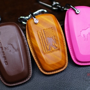 Bronco Sasquatch Key Fob Cover Case Bronco Sport 2022 2023 Bronco Big Bend Badlands Bronco Black Diamond Keyring Keychain Remote Holder