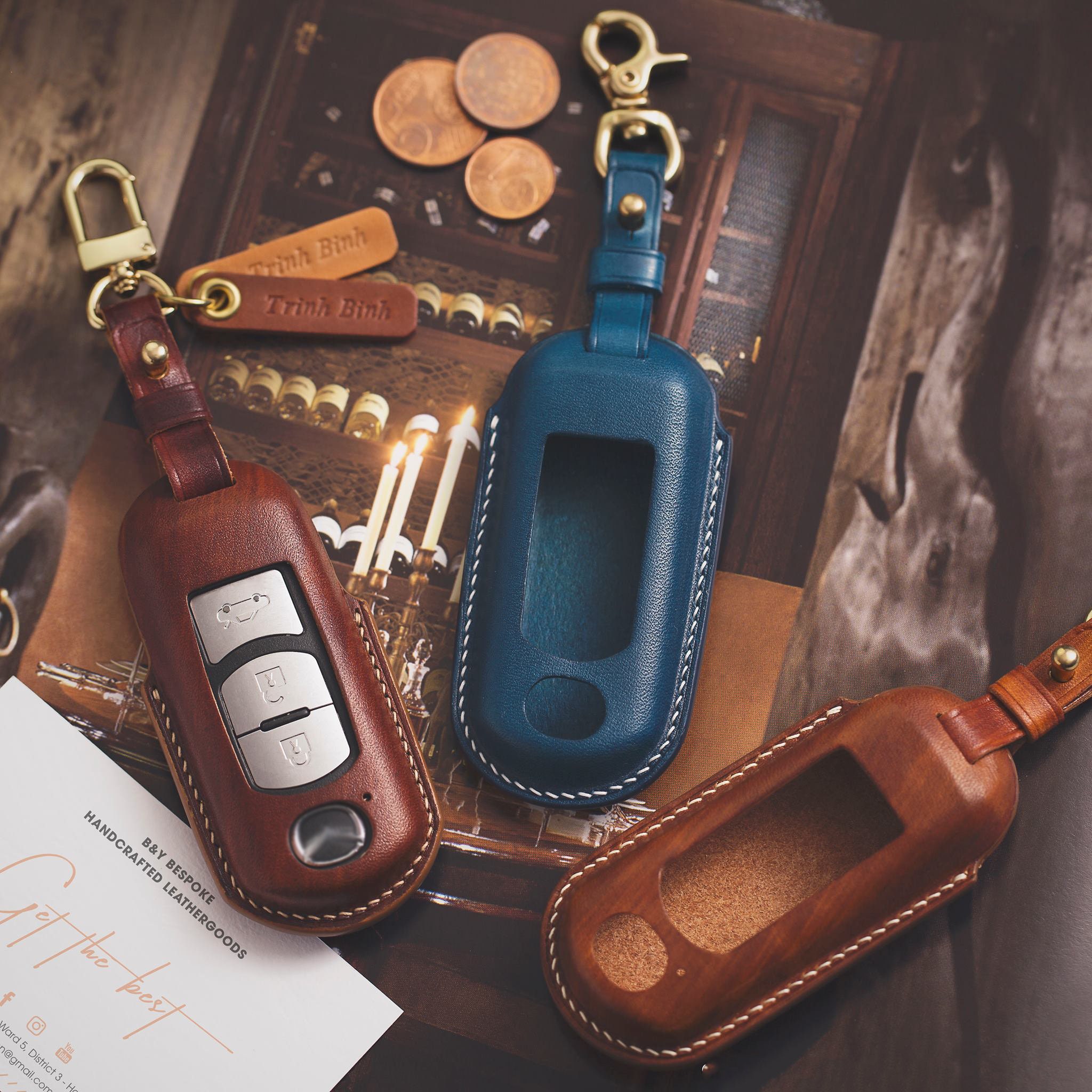 Mazda Custom Leather Key Fob Cover for Mazda 2 3 6 Miata MX5 Etsy