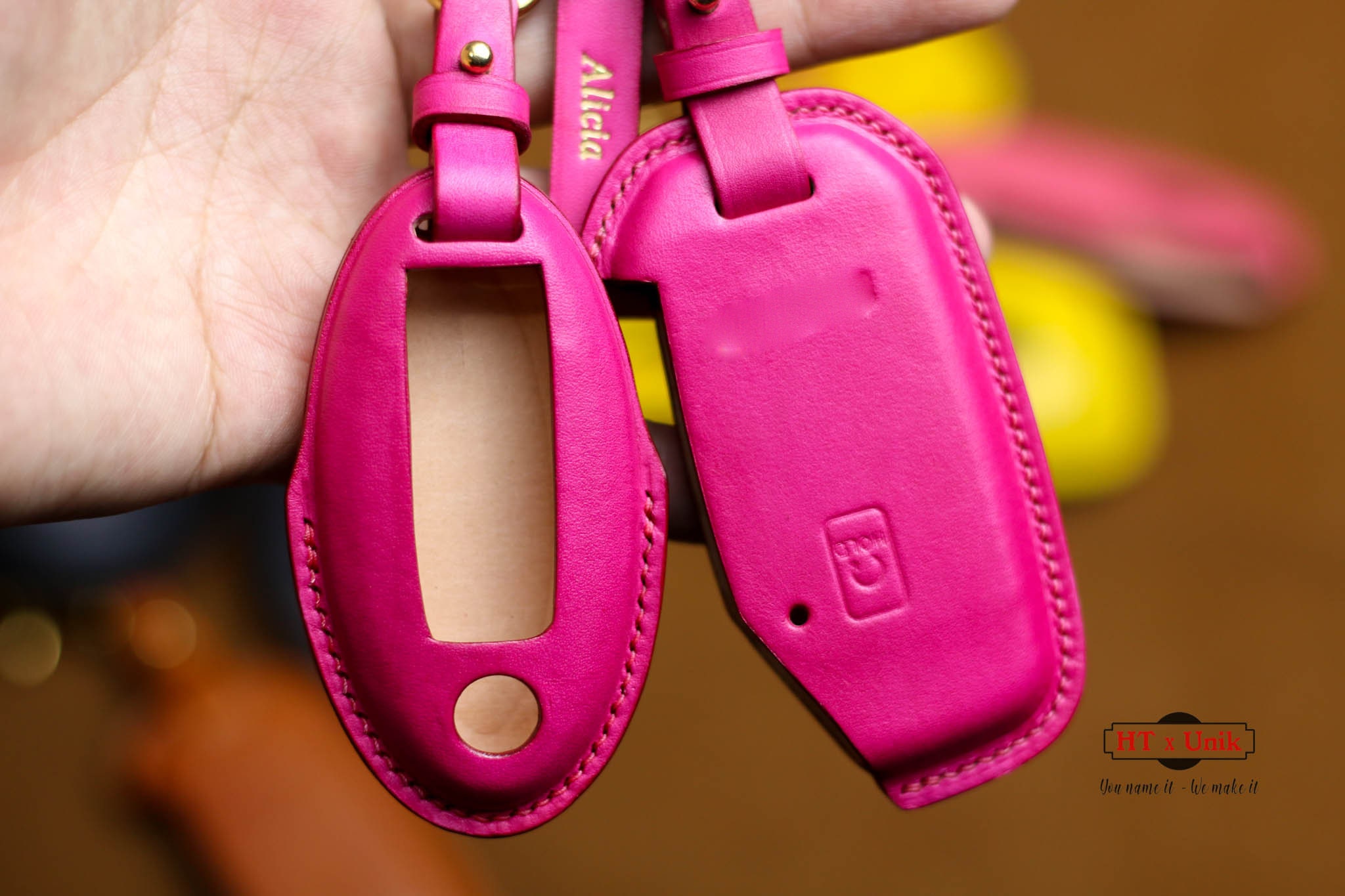 Leather Key Fob Cover Case for Nissan Kicks Teana X Trail - Etsy India