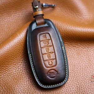 For 2023 2022 Nisssan Rogue Pathfinder Xtrail Ariya Z Titan Frontier Qashaqai key Fob Case Cover, Nisssan Keychain keyless Shell Holder