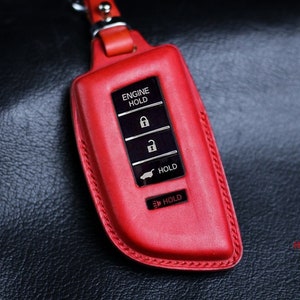 2025 Acuras MDx RDX ILX Leather Key Fob Cover Case Protect Acuras TLx 2024 ILx RLx RSx Tl 2023 TLx-l TSx CDx NSx Remote Keyless Holder
