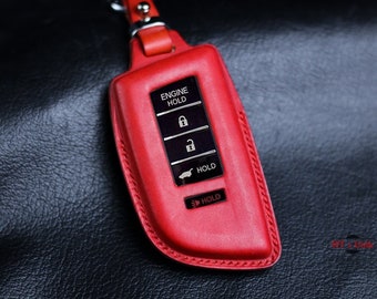 2025 Acuras MDx RDX ILX Leather Key Fob Cover Case Protect Acuras TLx 2024 ILx RLx RSx Tl 2023 TLx-l TSx CDx NSx Remote Keyless Holder