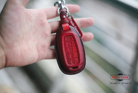 Coque de clé de voiture en strass compatible avec Hyundai, coque