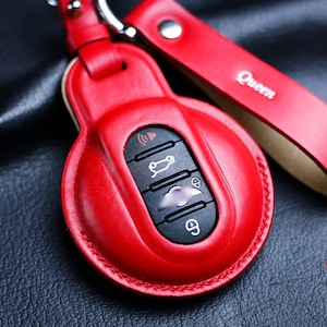 Mini F Series Fob Cover Case Fashion Mini F54 F55 F56 F57 Mini Remote Holder Keychain Keyring Mini Accessories Women Girl clubman countryman