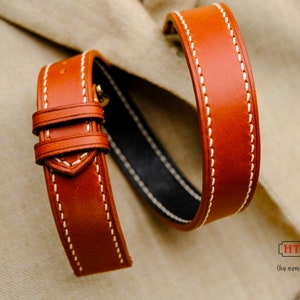 Banda No. 200 Smooth Calfskin Fine Leather Straps (8mm~24mm