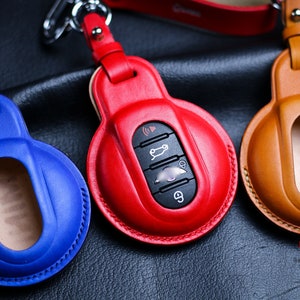 Mini F-R Series Cooper R56 R57 R58 R60 R61 Custodia portachiavi in pelle per Mini One/ Mini Countryman/ Mini Clubman/ 3 5 porte, Mini portachiavi astuccio - Italia