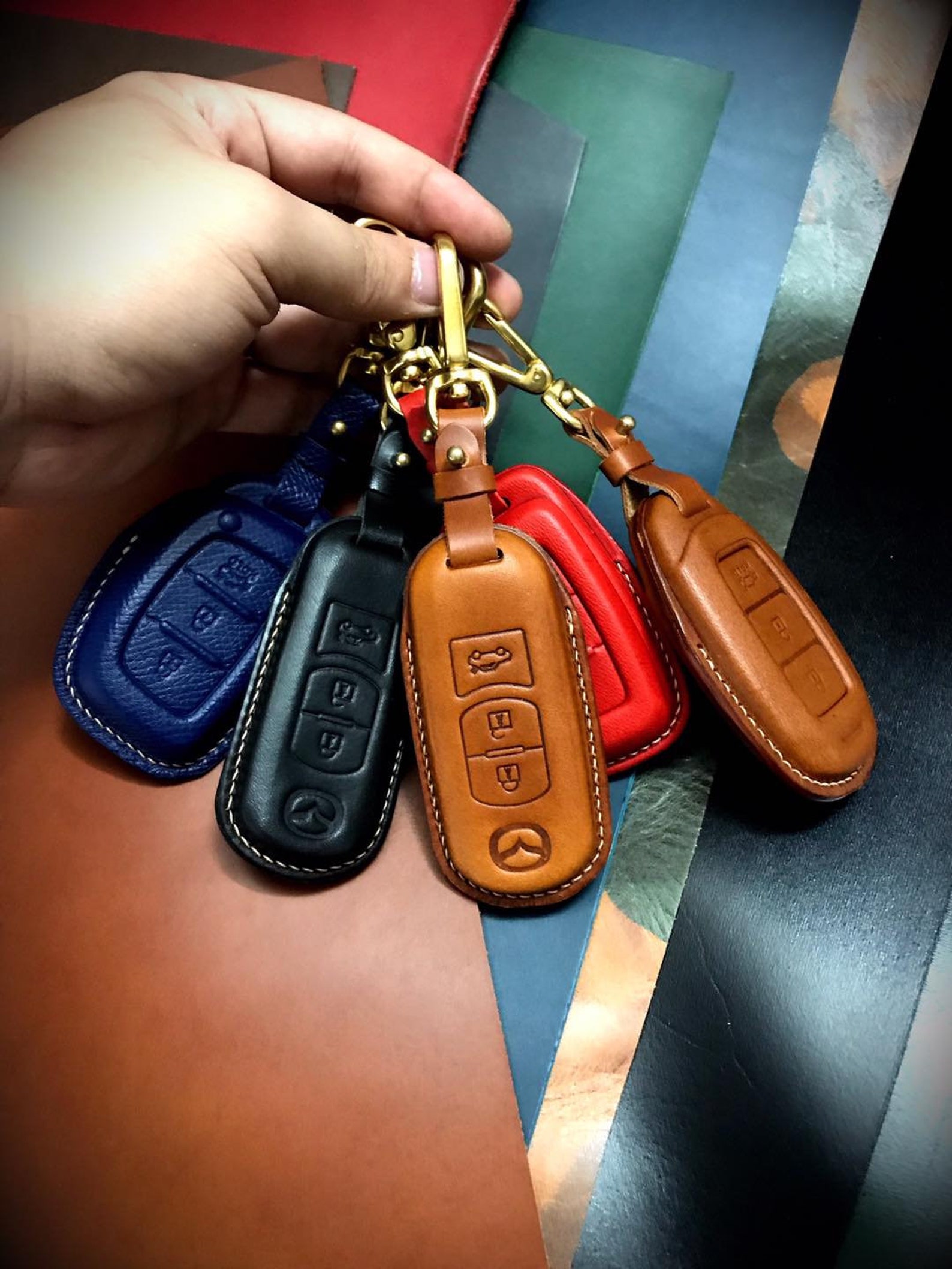 Mazda Custom Leather Key Fob Cover Mazda Keyless Entry Remote | Etsy