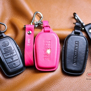 Pink Cute 2023 Tundra TRD Pro Accessories Key Cover Case Crown Venza Sienna Fob Protect Land Cruiser 2023 2024 Sequoia Suv Platinum Capstone