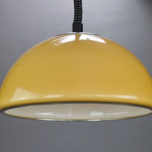 Space Age Pendant Lamp Meblo for Guzzini, Luiggi Massoni for Harvey Guzzini, Space Age Caramel Ceiling Light, Yugoslavia from 1970&#39;s, MCM