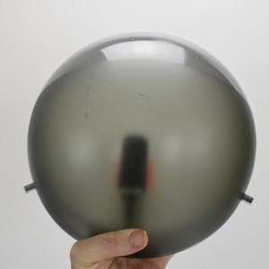 Gio Ponti Demi Gray Wall Lamp, Space Age Light Design, Meblo for Guzzini Model Demi, Mid Century Modern Light, Vintage Design Lamp, MCM 70s