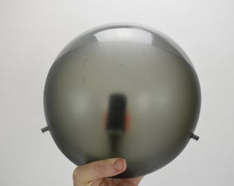 Gio Ponti Gray Wall Lamp, Space Age Meblo Guzzini, MCM 70s