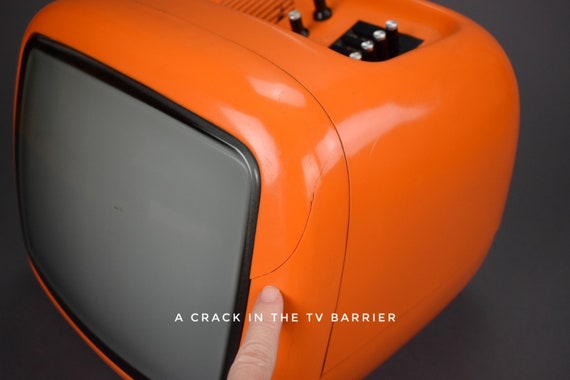 Space Age Rare Portable Tv, Iskra Yugoslavia Tv Minirama